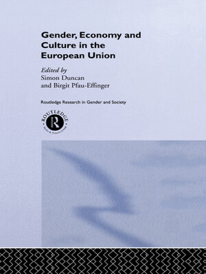 cover image of Gender, Economy and Culture in the European Union